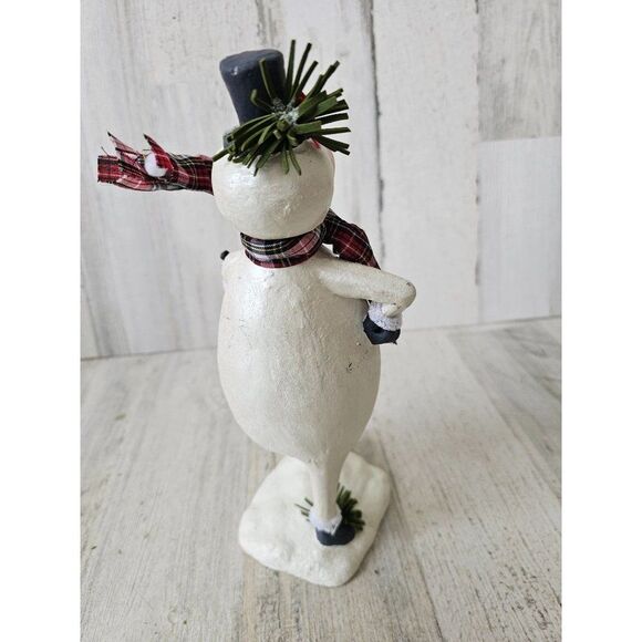 Snowman umbrella large decor figurine statue Xmas - Picture 4 of 9